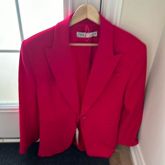 Zara women’s blazer - hot pink - Picture 1 of 6